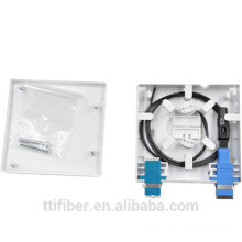 FTTH 2core Optische Faser Wandhalterung / Face Plate